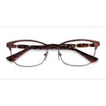 Female s horn Brown Metal Prescription eyeglasses - Eyebuydirect s Vogue Eyewear VO3987B