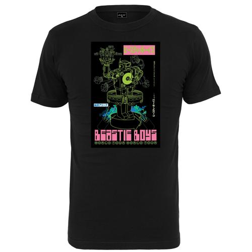 „Kurzarmshirt MISTERTEE „“Herren Beastie Boys Robot Tee““ Gr. XS, schwarz (black) Herren Shirts T-Shirts“