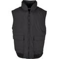 Jerseyweste URBAN CLASSICS "Urban Classics Herren Clean Puffer Vest", Herren, Gr. S, schwarz, 100% Polyester, Rundhals, Westen