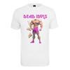 T-Shirt MISTERTEE "MisterTee Herren Dead Idols Tee", Herren, Gr. S, weiß, 100% Baumwolle, bedruckt, casual, regular fit, U-Boot-Ausschnitt, Kurzarm, Shirts
