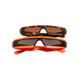 Sonnenbrille URBAN CLASSICS "Unisex Sunglasses Alabama 2-Pack" Gr. one size, orange (orange, brown) Damen Brillen Accessoires