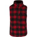 Steppweste BRANDIT "Brandit Herren Teddyfleece Vest Men" Gr. L, rot (red, black) Herren Westen Steppwesten