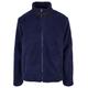 Winterjacke URBAN CLASSICS "Herren AOP Sherpa Jacket" Gr. XL, blau (darkbluedamast) Herren Jacken Übergangsjacken