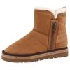 Winterboots TOM TAILOR, Damen, Gr. 40, braun (camelfarben), Textil, sportlich, Schuhe Winterboots Snowboots