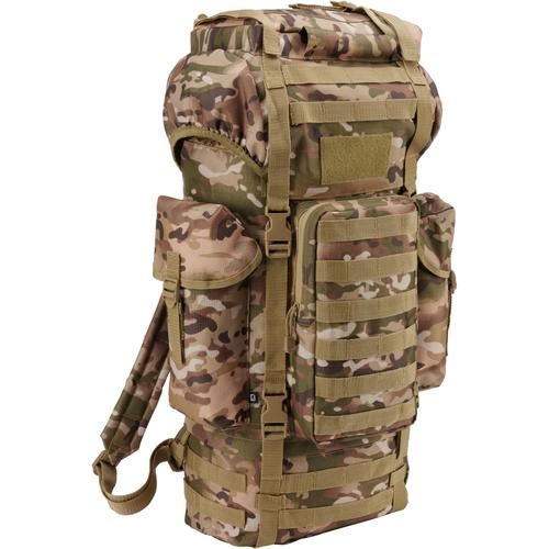 Rucksack BRANDIT ""Brandit Accessoires Kampfrucksack Molle"", grün (tactical camo), Polyester, Rucksäcke