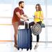 Blue Luggage Sets 3 Piece Travel Suitcase Sets Spinner Suitcase Lightweight Carry On Hardside Luggage 20''24''28''