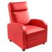 Recliner Chair, Recliner Sofa PU Leather for Adults, Recliners Home Theater Seating with Lumbar Support, Reclining Sofa Chair