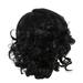 Jiyugala Human Hair Wig Wig Black Wave Synthetic Long Fashion Hair Wig Wigs Curly Women s wig Headband Wigs