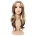 Jiyugala Human Hair Wig Fiber High Temperature Silk Wig For Women With Gradient Brown Dyeing Medium Length Curly Hair Cover Suitable For Women s Wigs Blonde Wig Headband Wigs