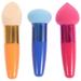 3PC Women Cosmetic Liquid Cream Foundation Concealer Sponge Lollipop Brush (Random Color)