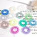 40 Pack Small Spiral Hair Ties No Crease Elastic Coils Transparent Hair Bands Phone Cord Hair Ties and Bracelets for Women and Girls Teens