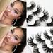 25mm Lashes Big Fluffy False Eyelashes 3D Dramatic Long Volume Faux Mink Lashes Pack 4 Pairs