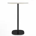 Emeco 2 Inch Flat Base Bar Table, Round Top - 2INCHBTRD30FLWDARKPC