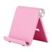 Cell Phone Stand for Desk Foldable Desk Phone Holder Stand for Office Kitchen Travel Mobile Phone Stand for iPhone Stand Phone Dock Cradle Compatible with iPad Switch - pink