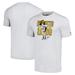 Men's Homage Roberto Clemente Heather Gray Pittsburgh Pirates Illustration Tri-Blend T-Shirt