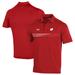 Men's Under Armour Red Wisconsin Badgers Tee To Green Stripe Polo