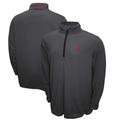 Men's Franchise Club Gray Alabama Crimson Tide Breeze Quarter-Zip Pullover