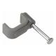 Forgefix Cable Clip Flat Gey 2.50mm Box 100 FORFCC25G - Grey