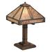Arroyo Craftsman Prairie 18 Inch Table Lamp - PTL-12-M-RB