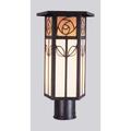 Arroyo Craftsman Saint Clair 16 Inch Tall 1 Light Outdoor Post Lamp - SCP-16-BC-S