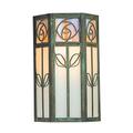 Arroyo Craftsman Saint Clair 12 Inch Tall 1 Light Outdoor Wall Light - SCW-12-AM-MB