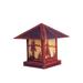 Arroyo Craftsman Timber Ridge 13 Inch Tall 1 Light Outdoor Pier Lamp - TRC-12AR-WO-RB