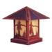 Arroyo Craftsman Timber Ridge 11 Inch Tall 1 Light Outdoor Pier Lamp - TRC-9GS-WO-VP