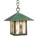 Arroyo Craftsman Timber Ridge 14 Inch Tall 1 Light Outdoor Hanging Lantern - TRH-12DR-TN-MB