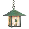 Arroyo Craftsman Timber Ridge 14 Inch Tall 1 Light Outdoor Hanging Lantern - TRH-12GS-WO-RC