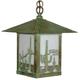 Arroyo Craftsman Timber Ridge 18 Inch Tall 1 Light Outdoor Hanging Lantern - TRH-16DR-CR-BZ