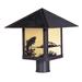 Arroyo Craftsman Timber Ridge 10 Inch Tall 1 Light Outdoor Post Lamp - TRP-9AR-RM-S