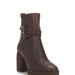 Lucky Brand Natesa High-Heel Bootie - Women's Accessories Shoes Boots Booties in Open Brown/Rust, Size 6.5