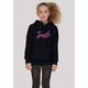 Kapuzenpullover F4NT4STIC "Pink Smile UNISEX HOODIE" Gr. 110/116, schwarz Mädchen Pullover