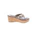 Sam Edelman Wedges: Silver Shoes - Women's Size 8 1/2