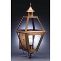 Northeast Lantern Boston 25 Inch Tall 3 Light Outdoor Wall Light - 1011-AB-LT3-SMG