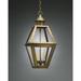 Northeast Lantern Boston 23 Inch Tall 3 Light Outdoor Hanging Lantern - 1012-DB-LT3-CLR