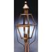 Northeast Lantern Boston 38 Inch Tall 3 Light Outdoor Post Lamp - 1043-DB-LT3-CLR