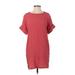 Madewell Casual Dress - Shift: Pink Print Dresses - Women's Size X-Small