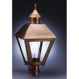 Northeast Lantern Boston 27 Inch Tall 3 Light Outdoor Post Lamp - 1113-AC-LT3-SMG