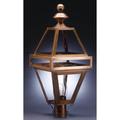 Northeast Lantern Boston 29 Inch Tall 3 Light Outdoor Post Lamp - 1223-DB-LT3-CSG