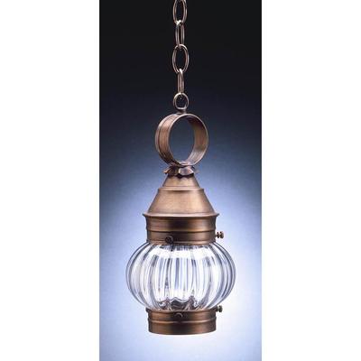 Northeast Lantern Onion 12 Inch Tall Outdoor Hanging Lantern - 2012-DB-MED-OPT