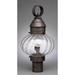 Northeast Lantern Onion 20 Inch Tall Outdoor Post Lamp - 2043-AC-MED-CSG
