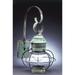 Northeast Lantern Onion 19 Inch Tall Outdoor Wall Light - 2531-AC-MED-CLR