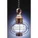 Northeast Lantern Onion 17 Inch Tall 2 Light Outdoor Hanging Lantern - 2542-DB-LT2-OPT