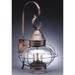 Northeast Lantern Onion 25 Inch Tall 2 Light Outdoor Wall Light - 2571-DB-LT2-OPT