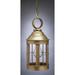 Northeast Lantern Heal 14 Inch Tall Outdoor Hanging Lantern - 3312-AC-MED-CLR