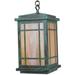 Arroyo Craftsman Avenue 15 Inch Tall 1 Light Outdoor Hanging Lantern - AVH-8-WO-BZ