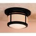 Arroyo Craftsman Berkeley 14 Inch 2 Light Outdoor Flush Mount - BCM-12-GW-MB