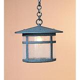 Arroyo Craftsman Berkeley 10 Inch Tall 1 Light Outdoor Hanging Lantern - BH-11-F-RB