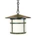 Arroyo Craftsman Berkeley 15 Inch Tall 1 Light Outdoor Hanging Lantern - BH-17-WO-RB